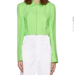 JACQUEMUS GREEN LE SPLASH JACKET